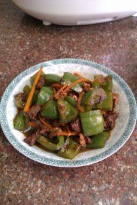 诱人的青椒炒肉