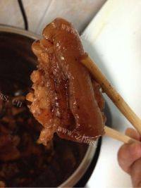 美味的黄豆烧猪蹄做法图解17)