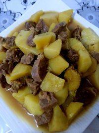 家常菜土豆炖牛肉
