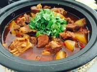 美味的红焖羊肉做法图解5)