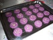 芝麻紫薯饼做法图解6)