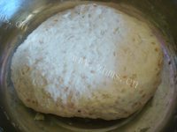 自制芝麻葱油饼做法图解3)
