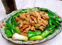 家常菜肉炒平菇