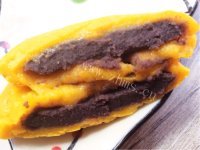 自制南瓜豆沙饼