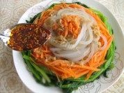 菠菜拌粉丝