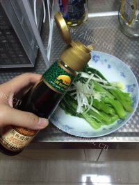 家常菜白灼菜心做法图解7)