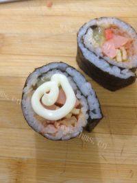 色味俱全的韩式紫菜包饭做法图解13)