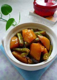 家常菜土豆烧豆角