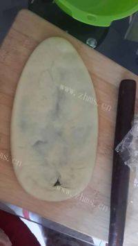 诱人的抹茶红豆酥做法图解4)