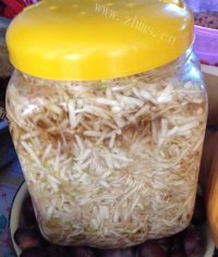 酸甜糖醋芥菜疙瘩丝做法图解3)