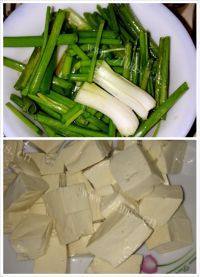 家常菜香葱豆腐做法图解2)