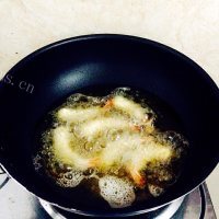 补肾番茄面包虾做法图解11)