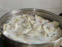自己做的茄子猪肉水饺