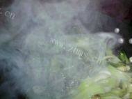 家常菜香菇炒青菜做法图解1)
