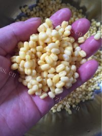 爱上蓝莓味绿豆糕做法图解5)