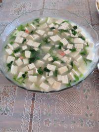 美味的豆腐汤