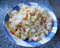 自己做的虾仁炒饭