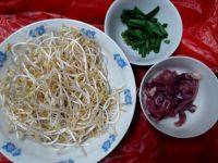 家常菜肉丝炒豆芽做法图解1)