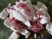 肉片青椒炒木耳做法图解4)