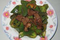 香香的青椒炒肉片