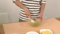 自制抹茶曲奇饼干做法图解4)