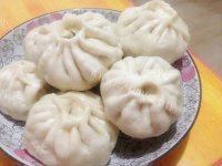 美味的芸豆包子