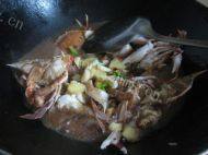美味的炒海蟹