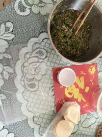 自己做的韭菜猪肉饺子做法图解7)