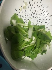 美味青菜牛肉羹做法图解2)