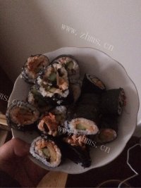 特下饭的简易寿司做法图解7)