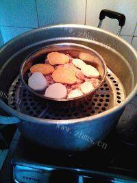家常菜红薯粉蒸肉