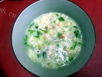 美味的海鲜疙瘩汤做法图解7)