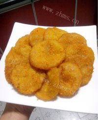 美味的炸南瓜饼