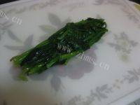 家常菜蛋酱菠菜做法图解5)