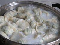 自己做的素三鲜水饺