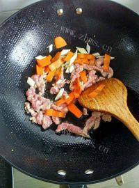 家常菜肉丝炒豇豆做法图解3)
