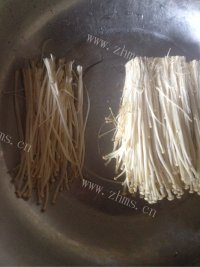家常菜凉拌金针菇做法图解1)