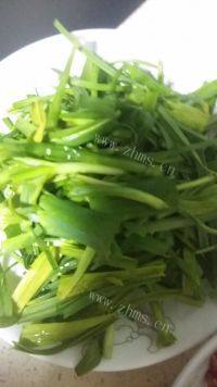 家常菜蒜苗炒豆干做法图解2)