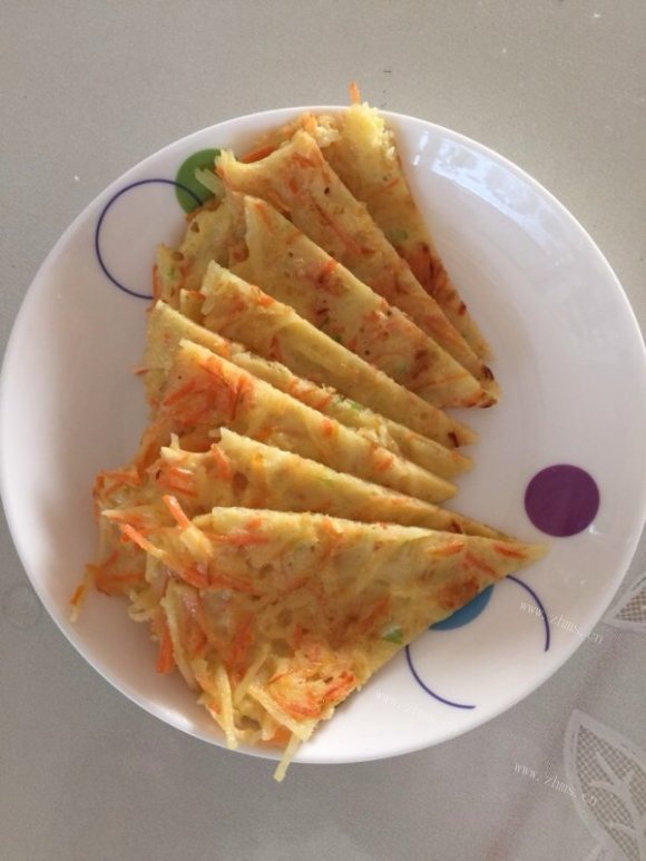 香喷喷的胡萝卜土豆饼