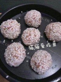 香软的珍珠糯米丸子做法图解8)