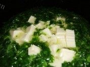 让人怀念的荠菜豆腐羹做法图解3)