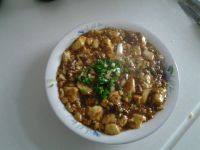 味道不错的肉末豆腐