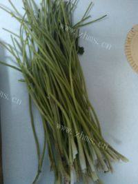 家常菜香菜炒肉丝做法图解5)