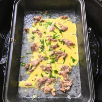 美味的瘦肉鸡蛋肠粉做法图解14)