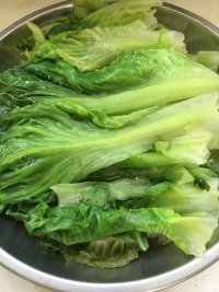 家常菜蒜香生菜做法图解4)