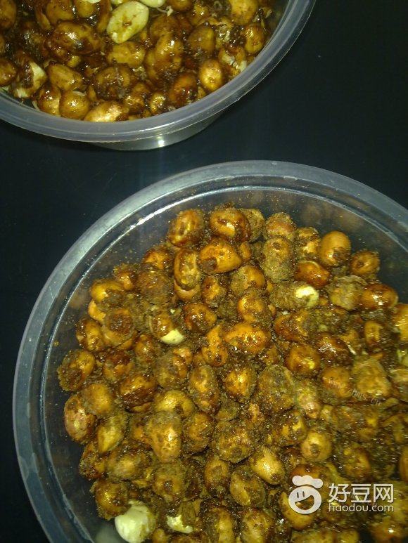 好吃的怪味花生豆