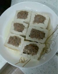 诱人的肉末豆腐做法图解4)