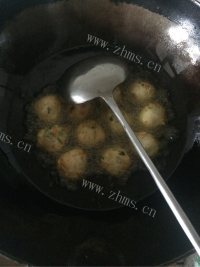 简单的炸素丸子做法图解6)
