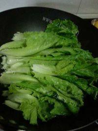 家常菜蒜香蚝油生菜做法图解4)