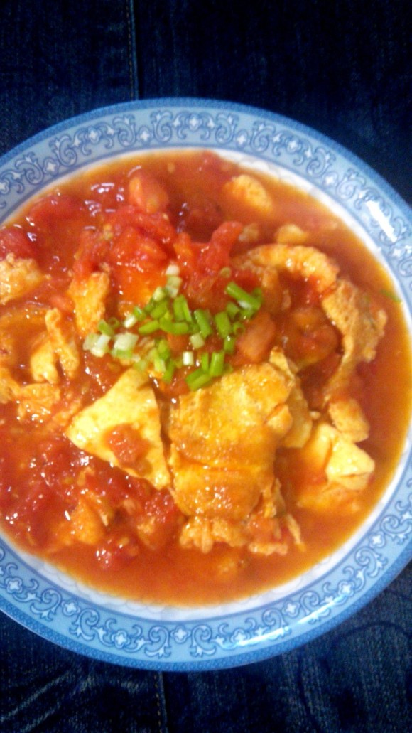 色味俱佳的西红柿炒鸡蛋